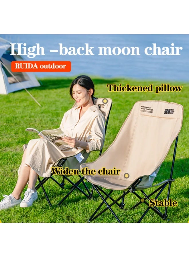 Toby’s Camping Chair 02 High-Back Moon Lightweight Foldable Outdoor Camping Chair